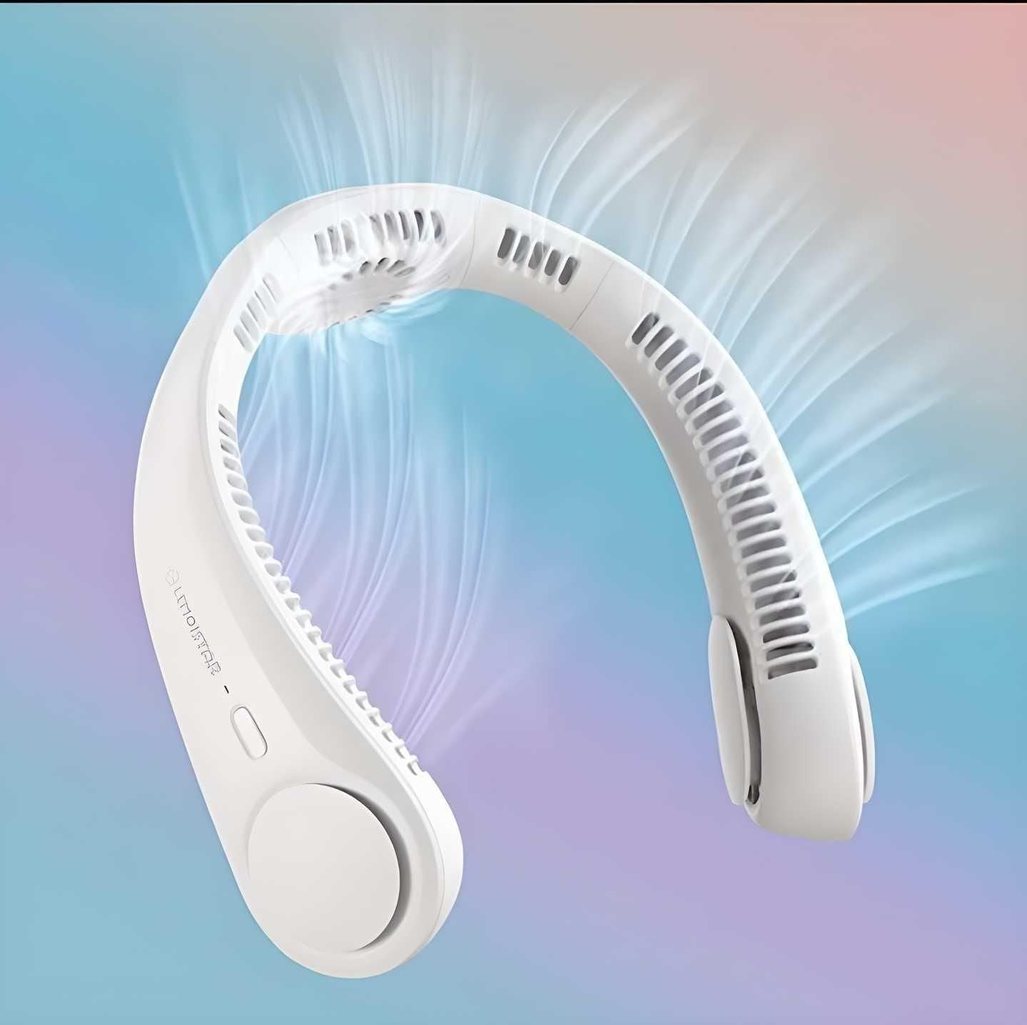 Portable Neck Band Fan - Hands Free Cooling for Comfort