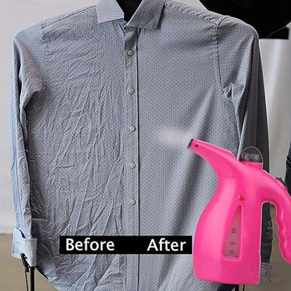 Fast Heat-up Portable Handheld Garment/Facial Vapor Steamer Iron Brush for Home and Travel Handy (Pack of 01)
