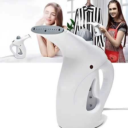 Fast Heat-up Portable Handheld Garment/Facial Vapor Steamer Iron Brush for Home and Travel Handy (Pack of 01)