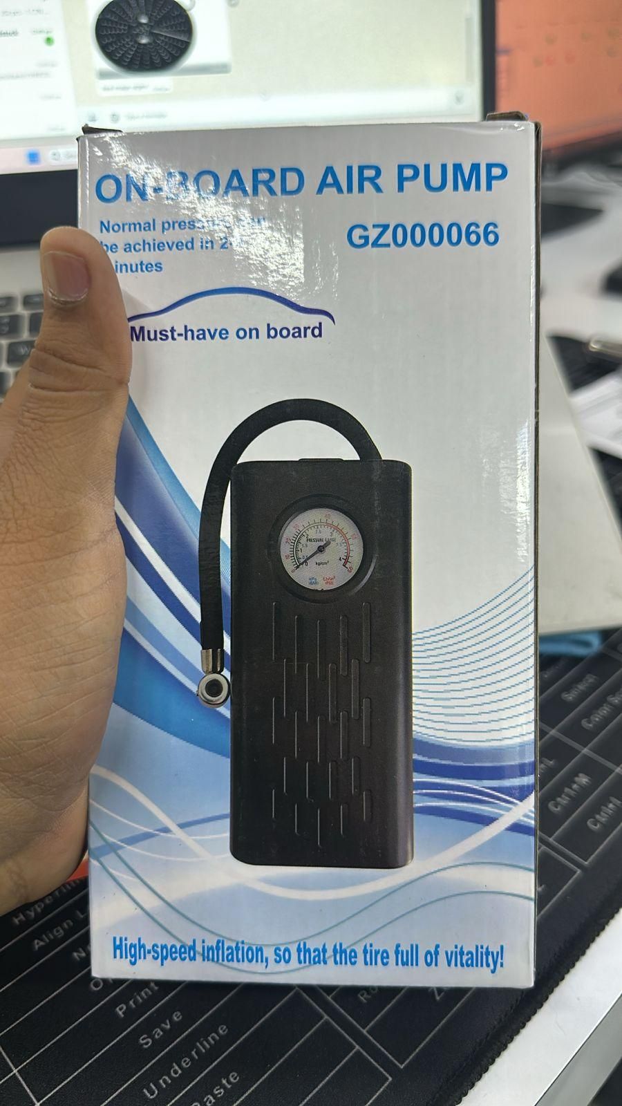Portable Air Compressor Tire Inflator - Fast, Compact & Easy to Use (Pack Of 01)