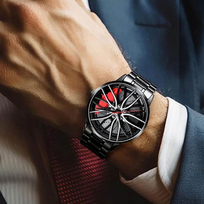 PREMIUM Stereoscopic Car Wheel Watch (Pack of 01)