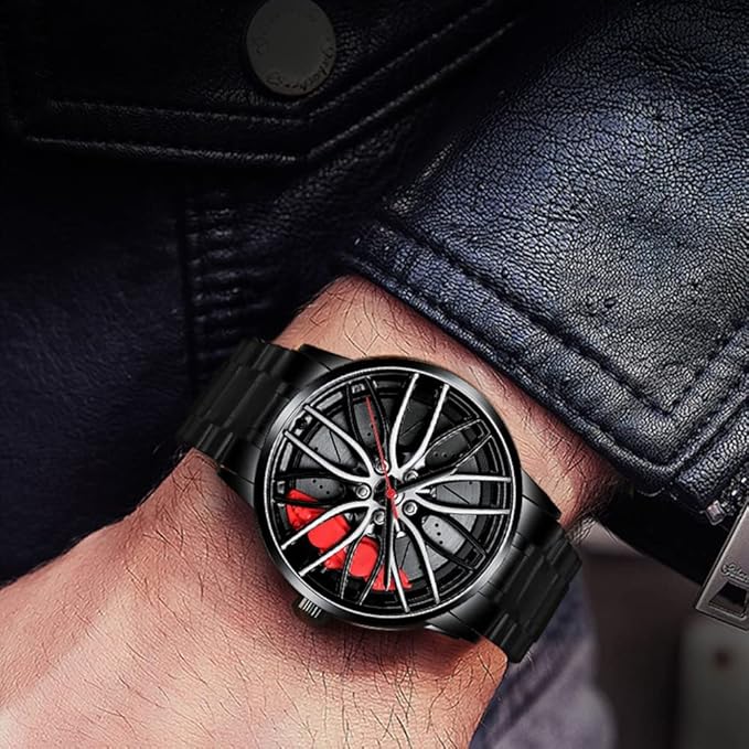 PREMIUM Stereoscopic Car Wheel Watch (Pack of 01)