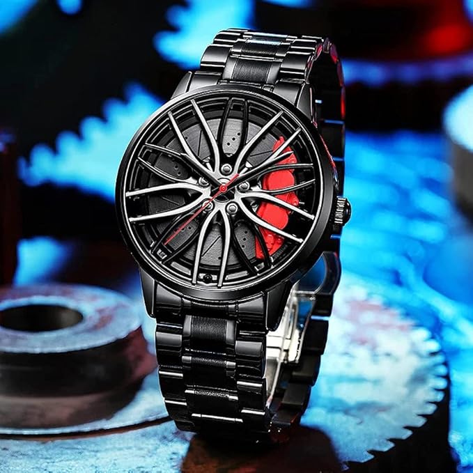 PREMIUM Stereoscopic Car Wheel Watch (Pack of 01)