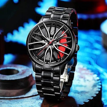PREMIUM Stereoscopic Car Wheel Watch (Pack of 01)